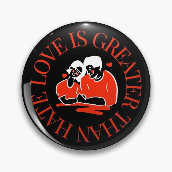 Item preview, LOVE IS GREATER THAN HATE Design designed and sold by LevelUpMerch.