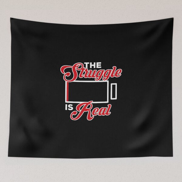 Item preview, The Struggle Is Real With Low Battery - Funny Tech designed and sold by PrintPress.