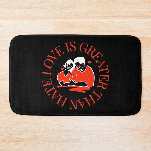 Item preview, LOVE IS GREATER THAN HATE Design designed and sold by LevelUpMerch.