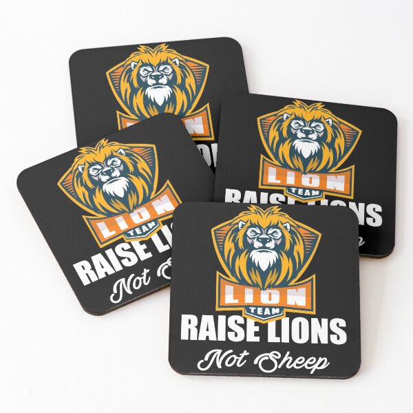 Item preview, Team Lion - Raise Lions, Not Sheep designed and sold by Animal Gifts For Animal Lovers.