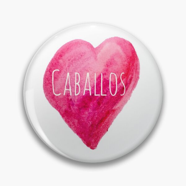 Item preview, pink watercolor caballos designed and sold by Yviemakes.