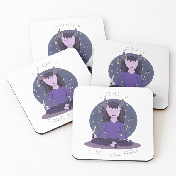 Item preview, I do yoga so I don't kill People  designed and sold by Antiope33.