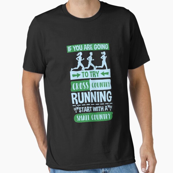 Item preview, Cross Country Running Joke Start with a Small Country  designed and sold by jaygo.