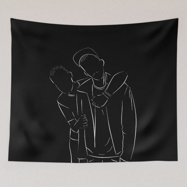 Item preview, Bigflo and Oli portrait designed and sold by Culturesensible.