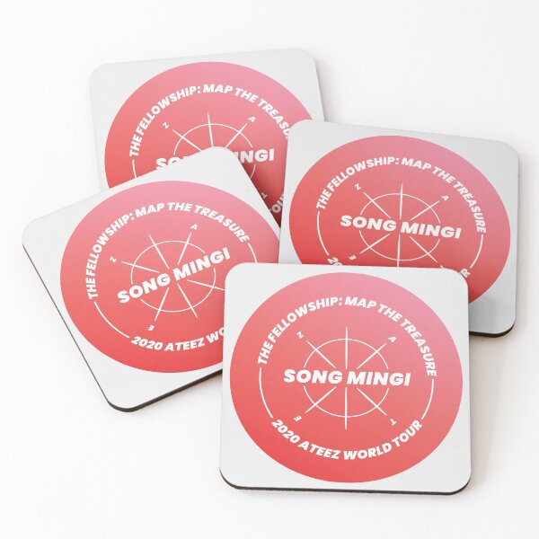 Item preview, ATEEZ "Map the treasure", ATEEZ Mingi, ATEEZ album, world tour, round design designed and sold by TheHoodSheep.