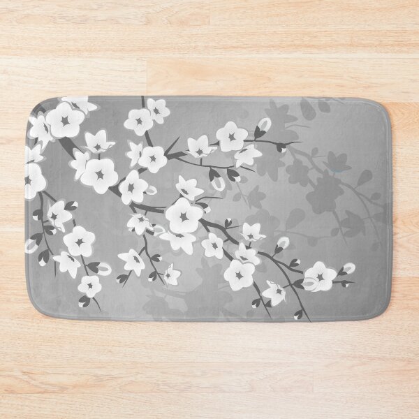 Item preview,  Floral Cherry Blossom Elegant Gray  designed and sold by Nina Baydur.