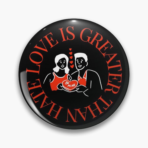 Item preview, LOVE IS GREATER THAN HATE Design designed and sold by LevelUpMerch.