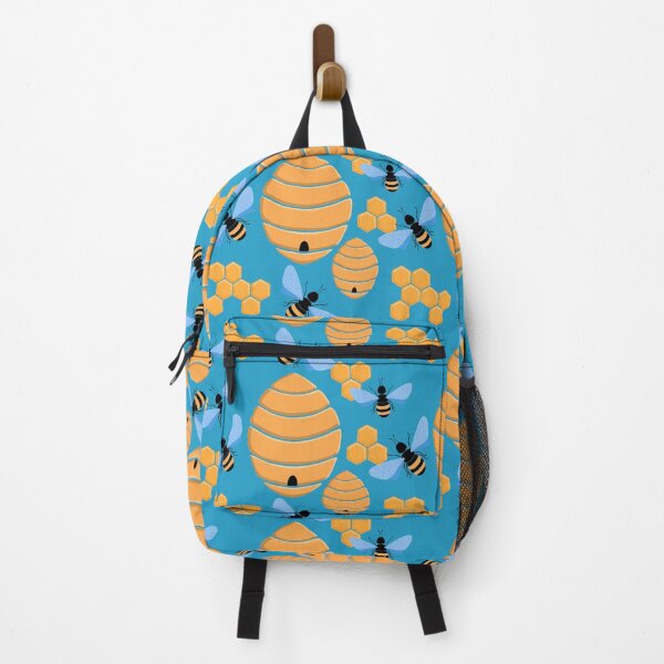 Item preview, Bees, honeycombs and beehive pattern designed and sold by IevaLiART.