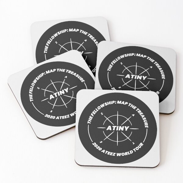 Item preview, ATEEZ "Map the treasure", Atiny, ATEEZ album, world tour, round design designed and sold by TheHoodSheep.