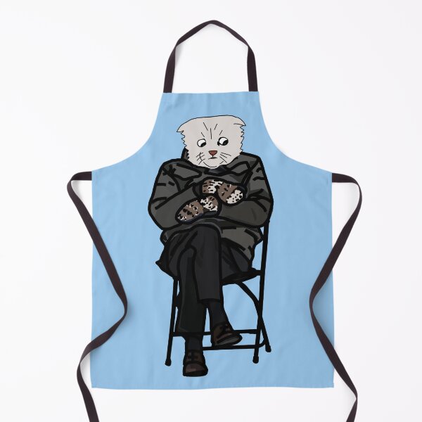 Item preview, Im Not a Cat on Folding Chair in Bernie Sanders Mittens Memes designed and sold by ellenhenry.