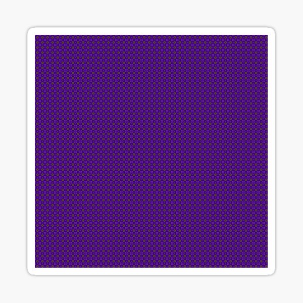 Purple Geometric Flowers Sticker