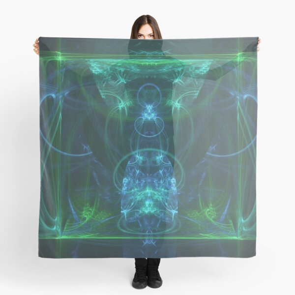 Dress of Fertility | Original Fractal Art Scarf