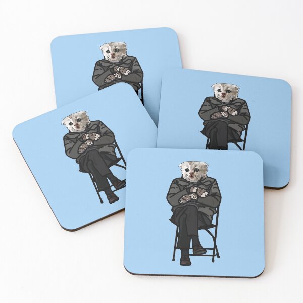Item preview, Im Not a Cat Memes in Bernie Sanders Mittens designed and sold by ellenhenry.