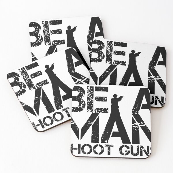 Item preview, BE A MAN - SHOOT GUNS designed and sold by Callahans.
