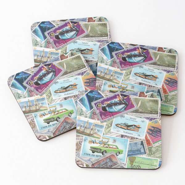 Item preview, Retro postage stamps designed and sold by Salomėja Misė.