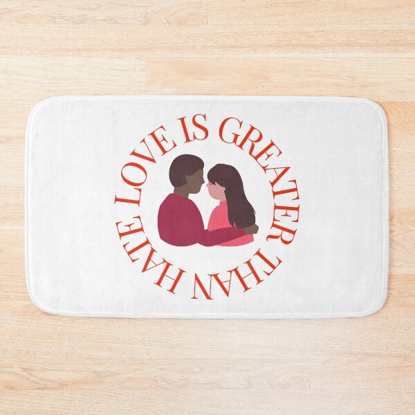 Item preview, LOVE IS GREATER THAN HATE Design designed and sold by LevelUpMerch.