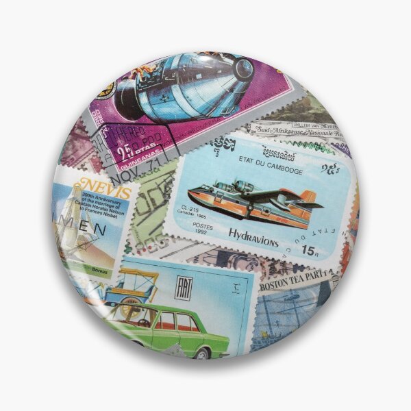Item preview, Retro postage stamps designed and sold by Salomėja Misė.