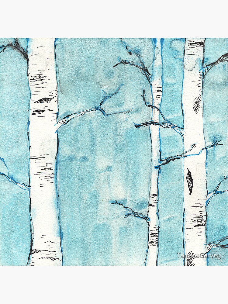Black & Blue Forest II by TamaraGarvey