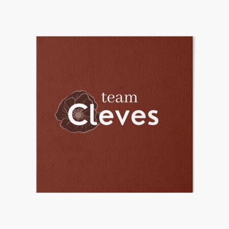 Team Anne of Cleves Six Wives Tudor Queen slogan Art Board Print