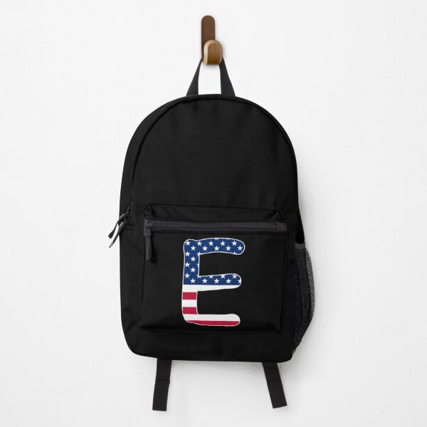 Item preview, Letter E Capital Alphabet American Flag E Gift designed and sold by Shariss.