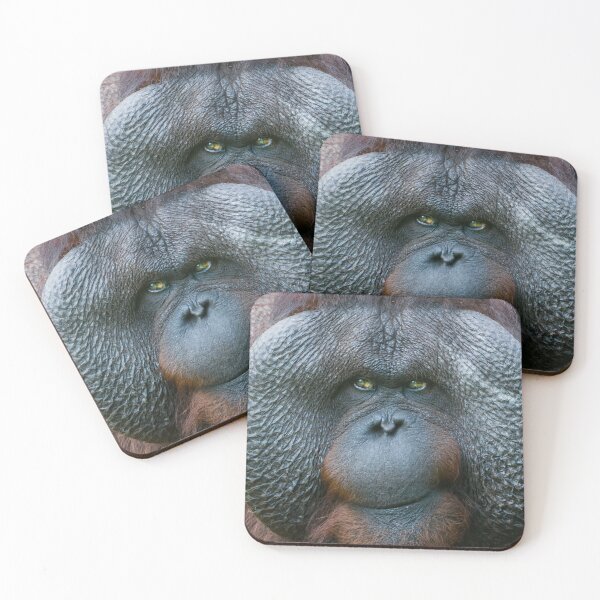 Item preview, The face of the old orangutan designed and sold by Ingo Gerlach.