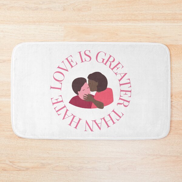 Item preview, LOVE IS GREATER THAN HATE Design designed and sold by LevelUpMerch.