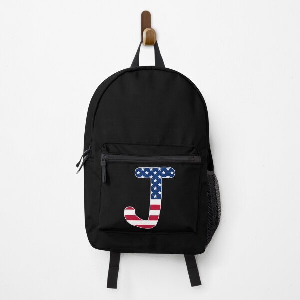 Item preview, Letter J Capital Alphabet American Flag J Gift designed and sold by Shariss.