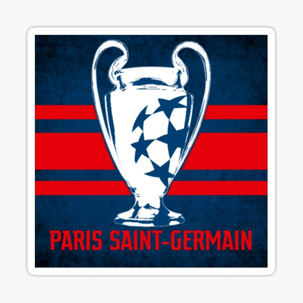 Stickers PSG Paris Saint-Germain Couleur Noir Finition Brillant