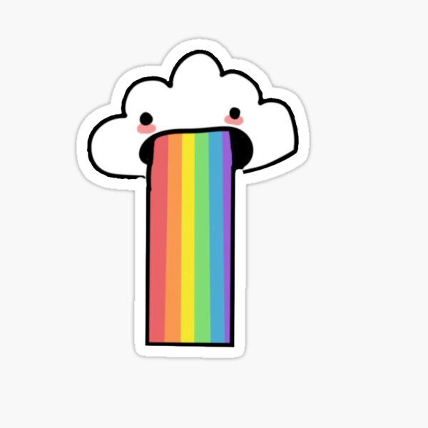 Rainbow Barf Gifts Merchandise Redbubble - how to get rainbow barf face roblox