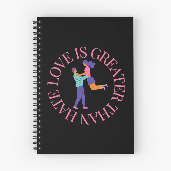 Item preview, LOVE IS GREATER THAN HATE Design designed and sold by LevelUpMerch.