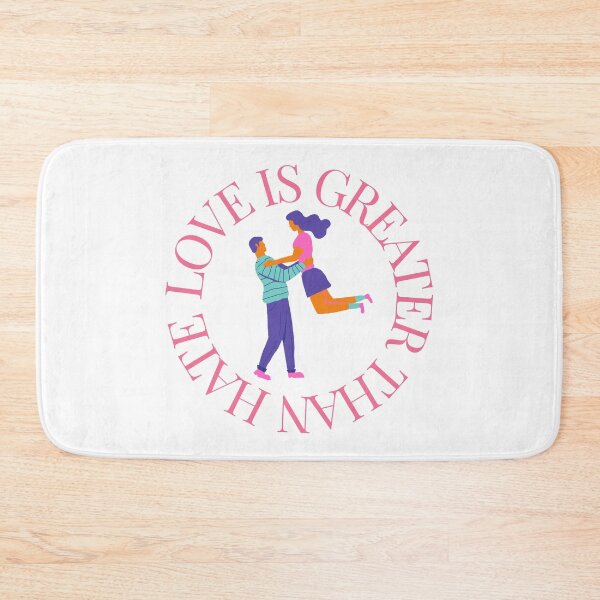 Item preview, LOVE IS GREATER THAN HATE Design designed and sold by LevelUpMerch.