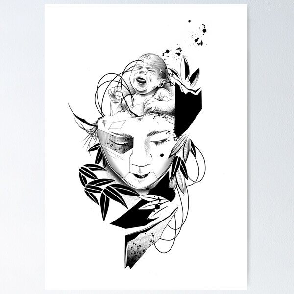 Android Geisha III Poster