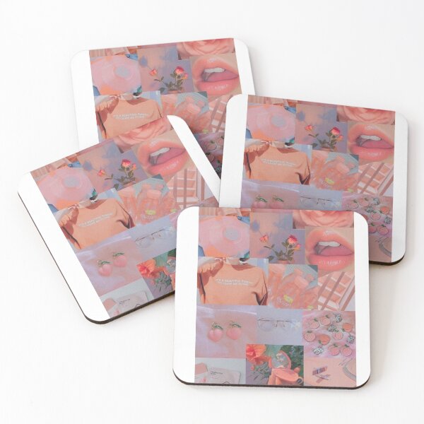 Item preview, Peachy Girl Collage designed and sold by vibey-sky.