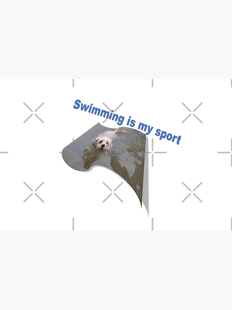 Swimming is my sport Dog by Veee8