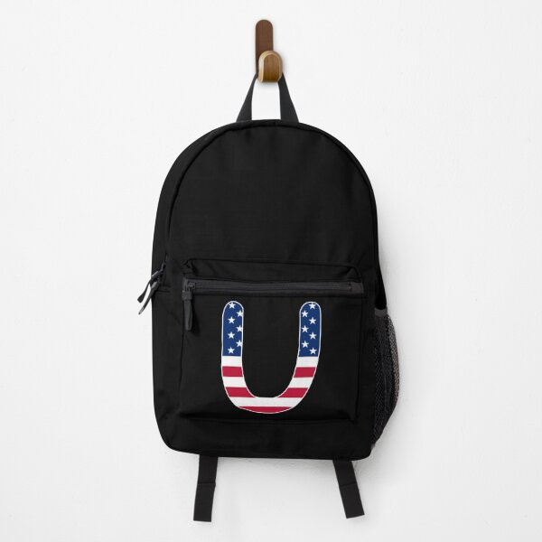 Item preview, Letter U Capital Alphabet American Flag U Gift designed and sold by Shariss.