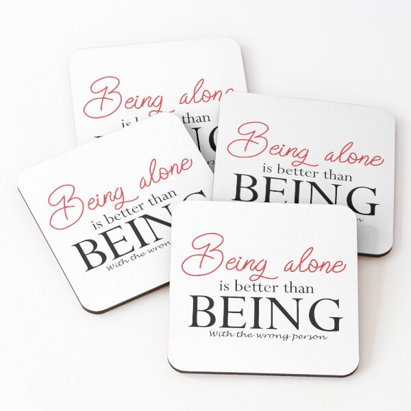 Item preview, Being Alone is Better designed and sold by WealthIsHealth.