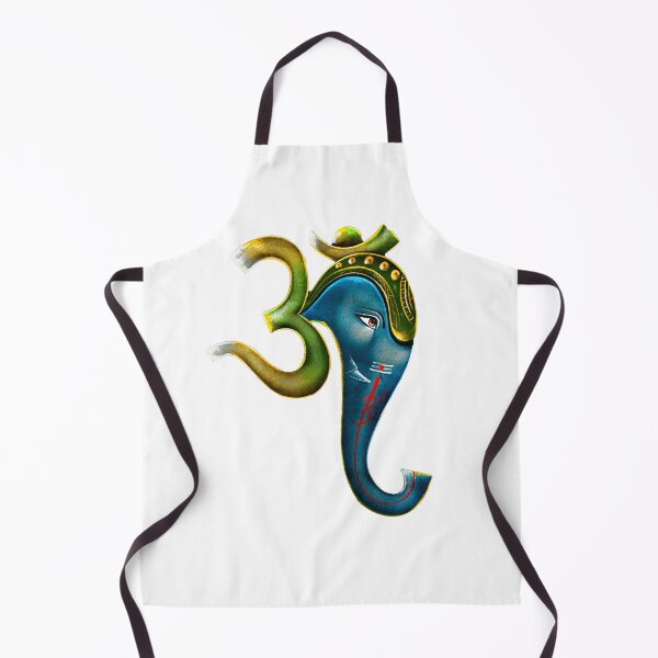 Item preview, Lord Ganesa Image in Om Shape designed and sold by deepakrode7.
