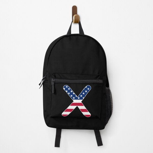 Item preview, Letter X Capital Alphabet American Flag X Gift designed and sold by Shariss.