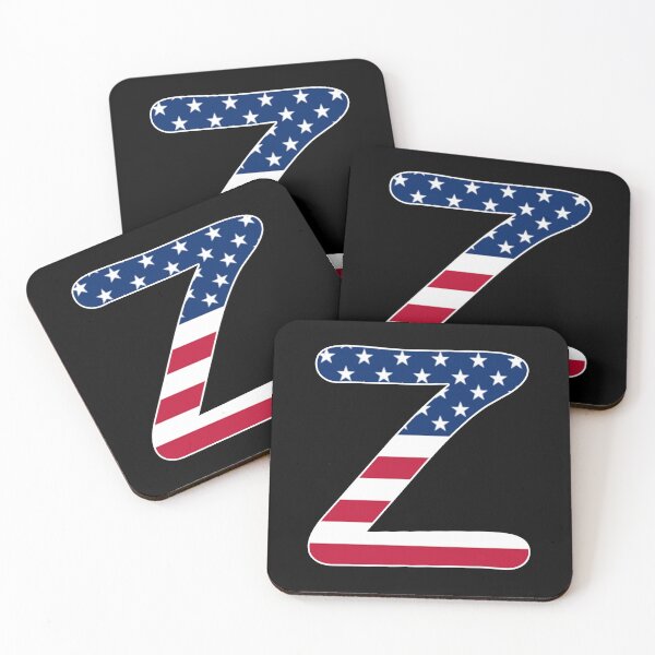 Item preview, Letter Z Capital Alphabet American Flag Z Gift designed and sold by Shariss.