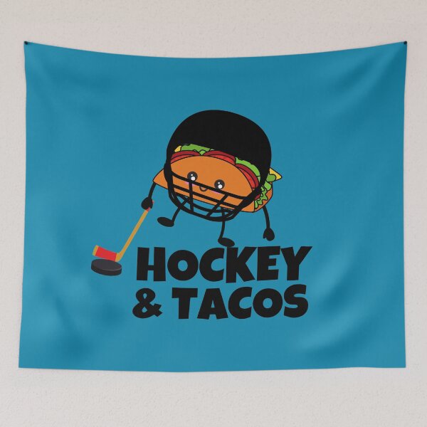 Item preview, Hockey and Tacos designed and sold by VBeesTees.