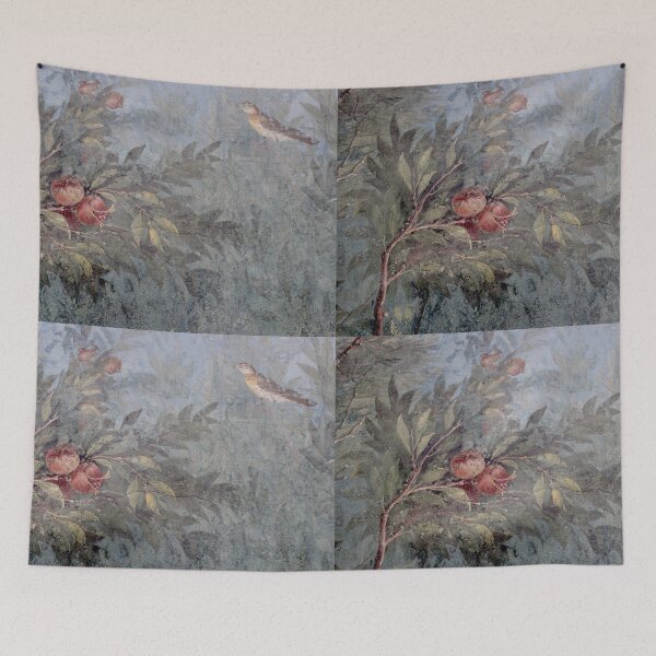 Item preview, Garden of Livia - Prima Porta - pomegranate and bird designed and sold by The-Roman-Lady.