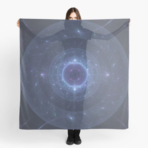 Electric Membrane 2 | Original Fractal Art Scarf