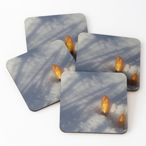 Item preview, First flowers in the snow designed and sold by hannelorevanhal.