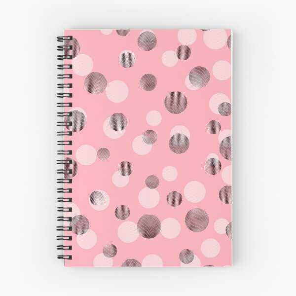 Item preview, Polka Dots Circle Pattern in Pink White and Black Design 589 designed and sold by Artnigel.
