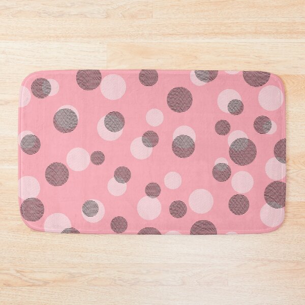 Item preview, Polka Dots Circle Pattern in Pink White and Black Design 589 designed and sold by Artnigel.
