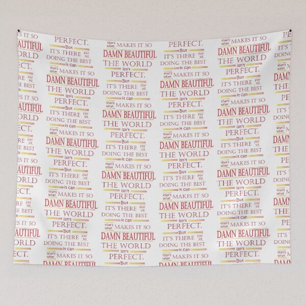 Item preview, The World isn't Perfect designed and sold by WealthIsHealth.