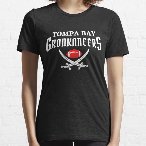 Tompa Bay Gronkaneers Football Fan Tom Brady Gronk Black T 