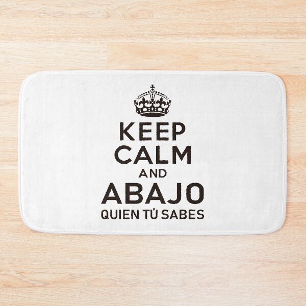 Item preview, Keep calm and Abajo Quien tú sabes - Black variant designed and sold by JuventudRevende.