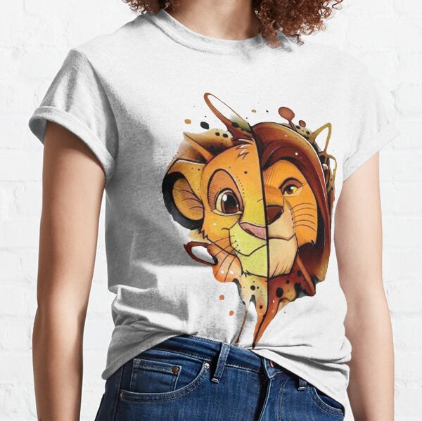 Tee shirt roi lion pas cher hot sale