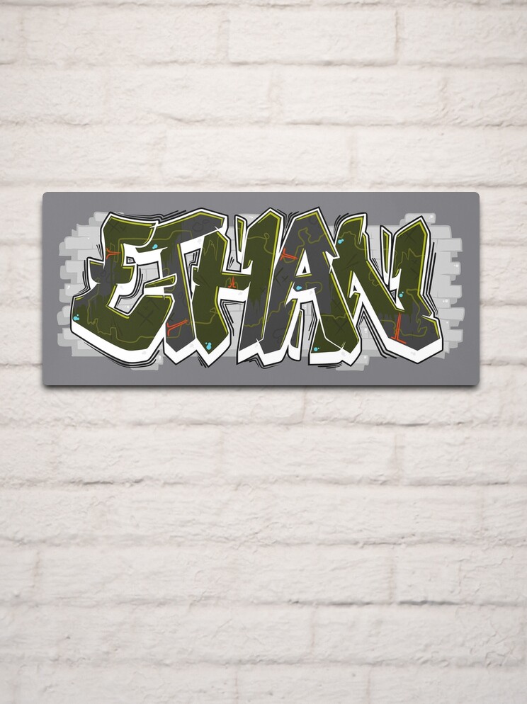 ethan #meaning #photoword #photoname Metal Print by Cj Caderma - Instaprints